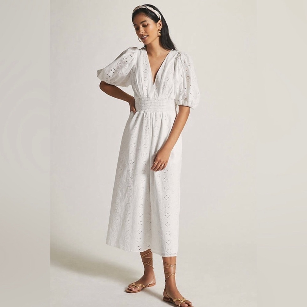 Hutch Eyelet White Jumpsuit